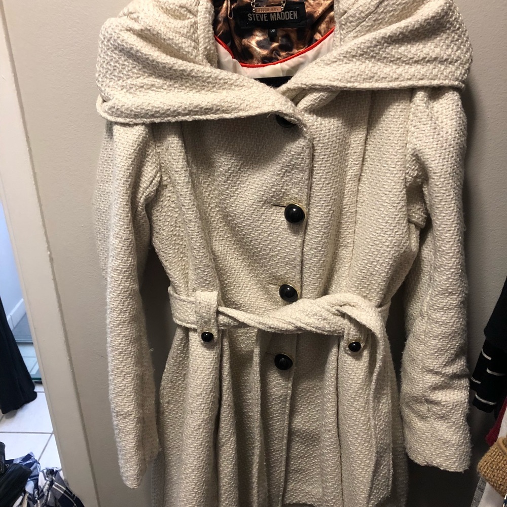 Cream Peacoat